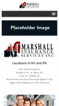 Mobile Screenshot of marshallinsurance.net