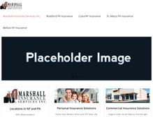 Tablet Screenshot of marshallinsurance.net